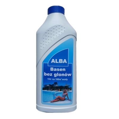 Płyn Antyglon basen bez glonów 1L na100m3 błękitna woda ALBA