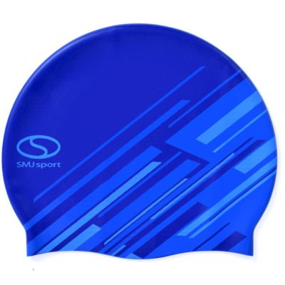 Czepek basenowy silikonowy SMJ niebieski