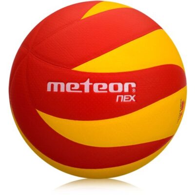 Piłka do siatkówki Meteor Nex czerwono-żółta