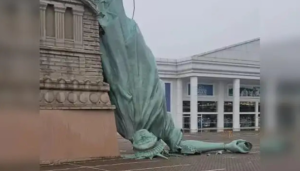 Silny wiatr w Brazylii zniszczył replikę Statuy Wolności – Guaíba, 15 grudnia