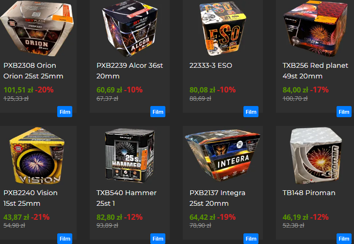 Tanie Fajerwerki rusza z noworoczną wyprzedażą fajerwerków 2025/2026. Rabaty do 20%