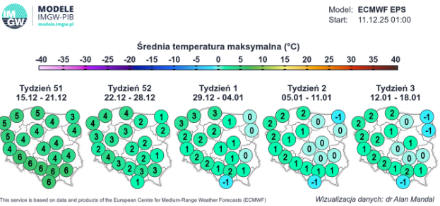 Prognoza pogody na Boże Narodzenie 2025 w Polsce: ochłodzenie przed świętami, śnieg tylko lokalnie – co wiadomo