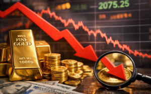 Co się stało ze złotem? Fed, mocny dolar i obligacje w tle — rynek czeka na dane PPI