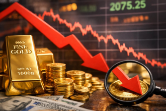 Co się stało ze złotem? Fed, mocny dolar i obligacje w tle — rynek czeka na dane PPI