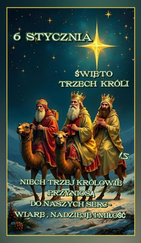 Święto Trzech Króli w Polsce 2026: tradycje oraz życzenia w wierszach, SMS-ach i GIF-ach