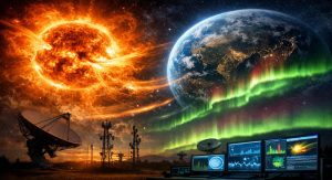 Rozbłysk słoneczny X1.9 i burza radiacyjna S4: czy to groźne dla ludzi? Karol Wójcicki wyjaśnia