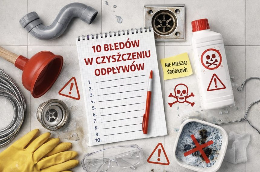 czyszczenie odpływów