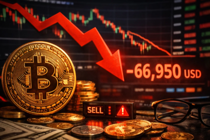 Bitcoin poniżej 67 tys. USD: co uruchomiło wyprzedaż i czy to dopiero początek spadków?