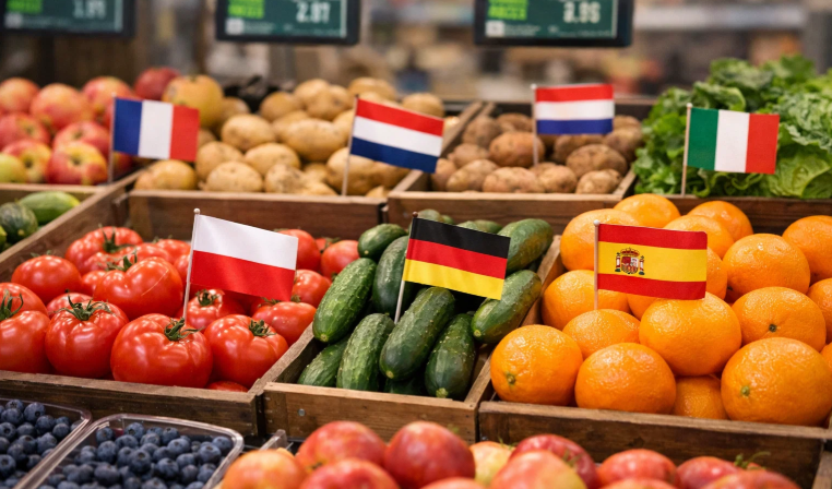 Nowe oznaczenia owoców i warzyw w Polsce 2026: dlaczego przy ladach pojawią się flagi i co to zmieni w zakupach