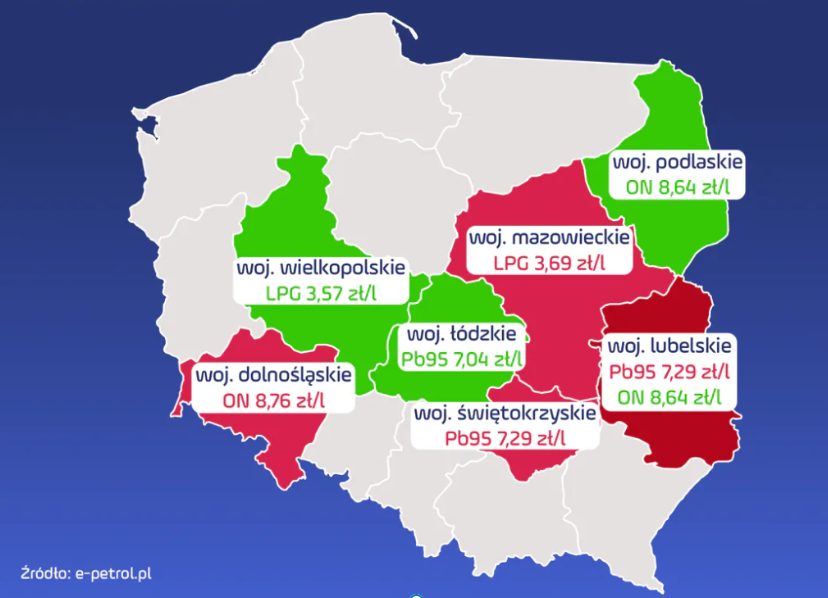 Ceny paliw w Polsce biją rekordy. Dlaczego diesel kosztuje już 8,69 zł i gdzie jest najdrożej?