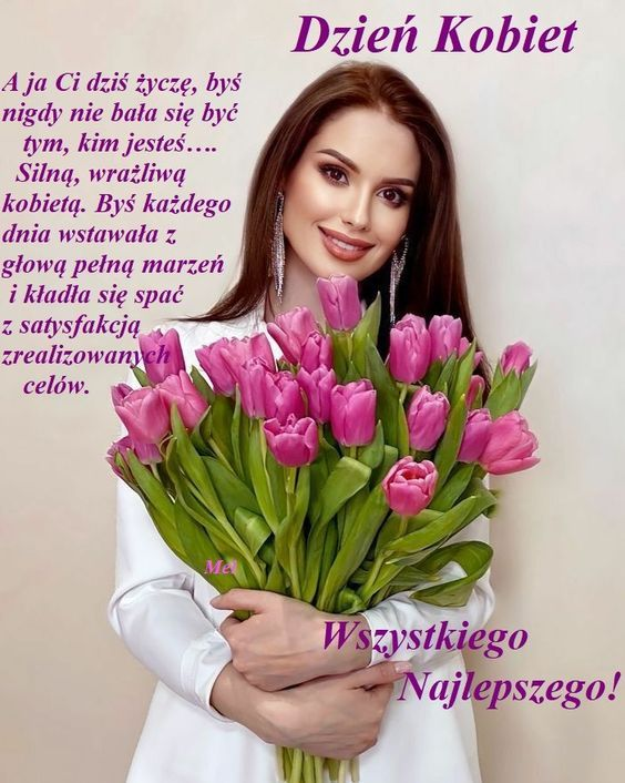 Życzenia na Dzień Kobiet 2026: SMS-y, krótkie życzenia, kartki, obrazki i GIF-y