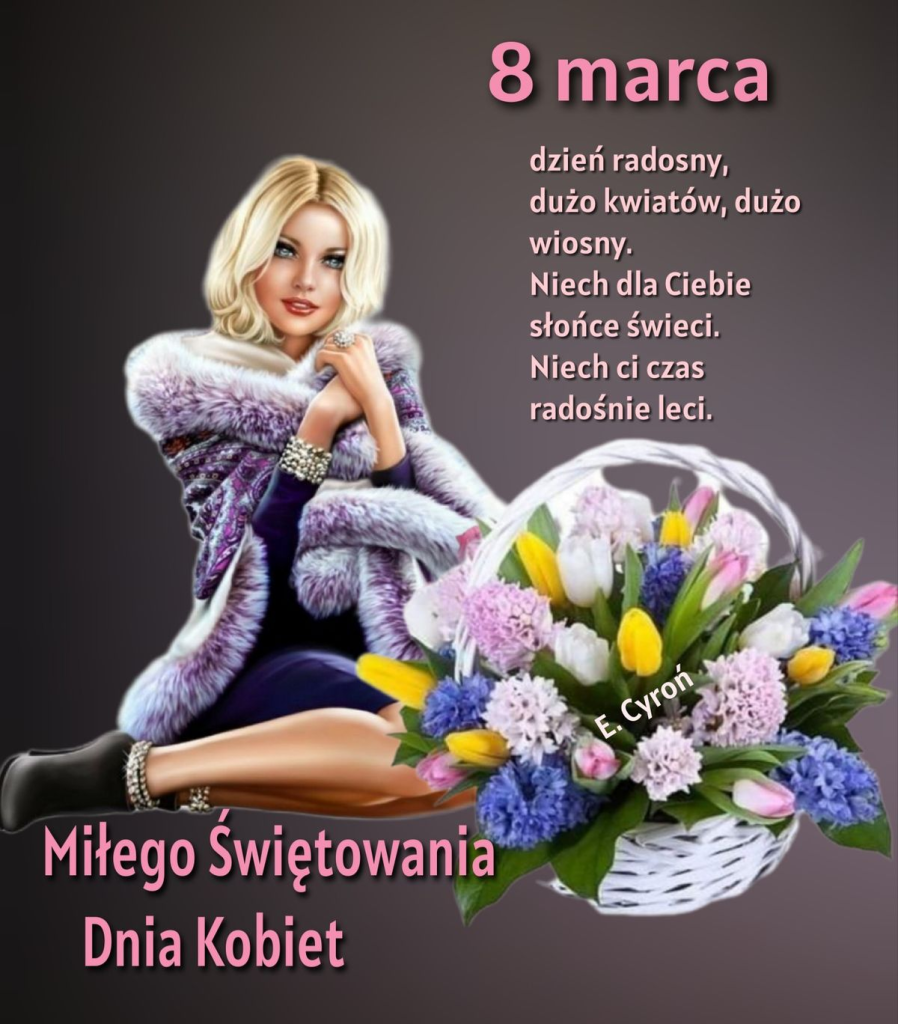 Życzenia na Dzień Kobiet 2026: SMS-y, krótkie życzenia, kartki, obrazki i GIF-y