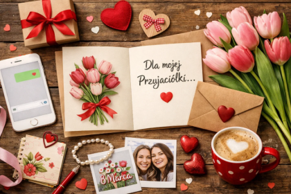 Życzenia na Dzień Kobiet dla przyjaciółki 2026: SMS-y, krótkie życzenia, kartki, obrazki i GIF-y