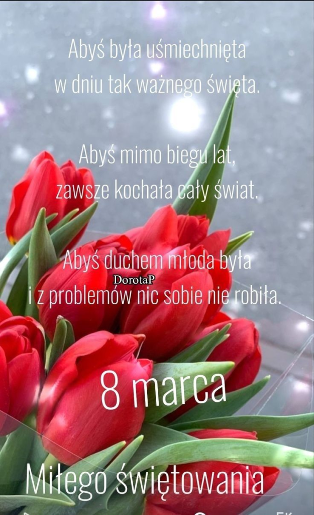 Życzenia na Dzień Kobiet dla mamy 2026: SMS-y, krótkie życzenia, kartki, obrazki i GIF-y