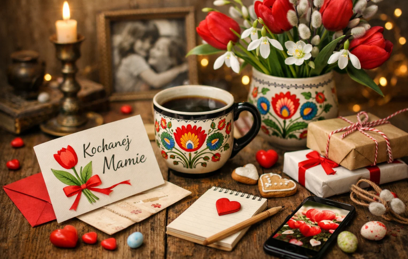 Życzenia na Dzień Kobiet dla mamy 2026: SMS-y, krótkie życzenia, kartki, obrazki i GIF-y