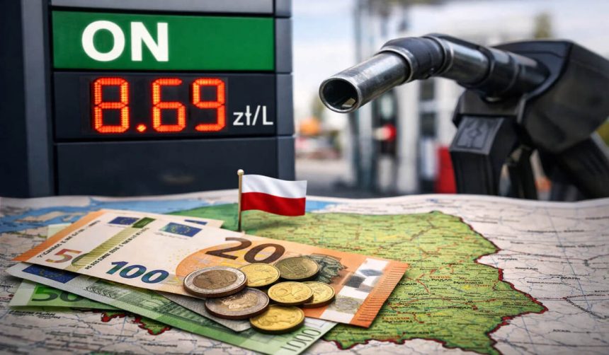 Ceny paliw w Polsce biją rekordy. Dlaczego diesel kosztuje już 8,69 zł i gdzie jest najdrożej?