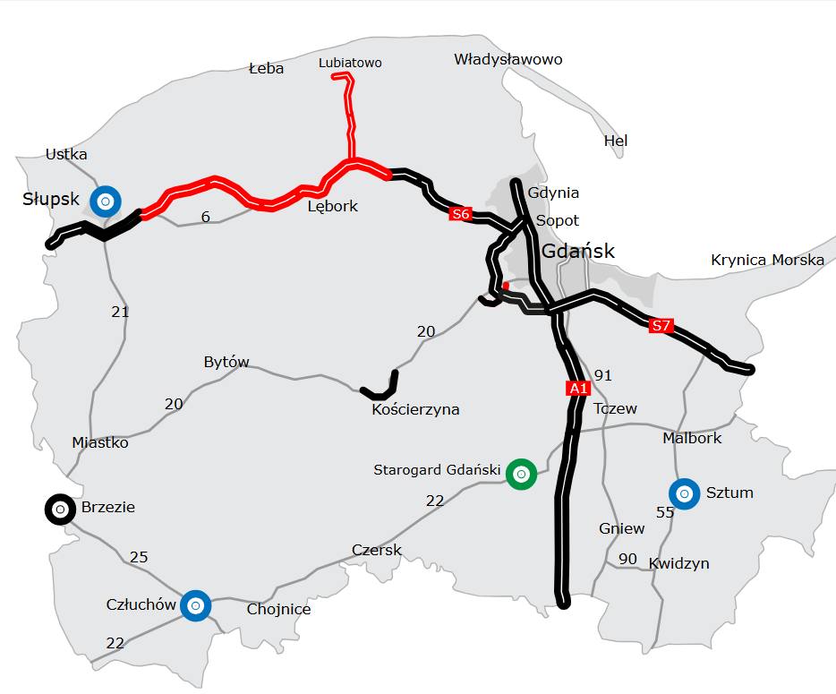 S6 przed majówką 2026. Kiedy otwarcie odcinka Bożepole Wielkie – Leśnice i obwodnicy Lęborka?