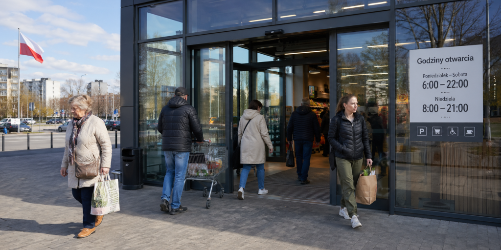 Niedziela handlowa 26 kwietnia 2026: które sklepy będą otwarte i do której zrobisz zakupy?