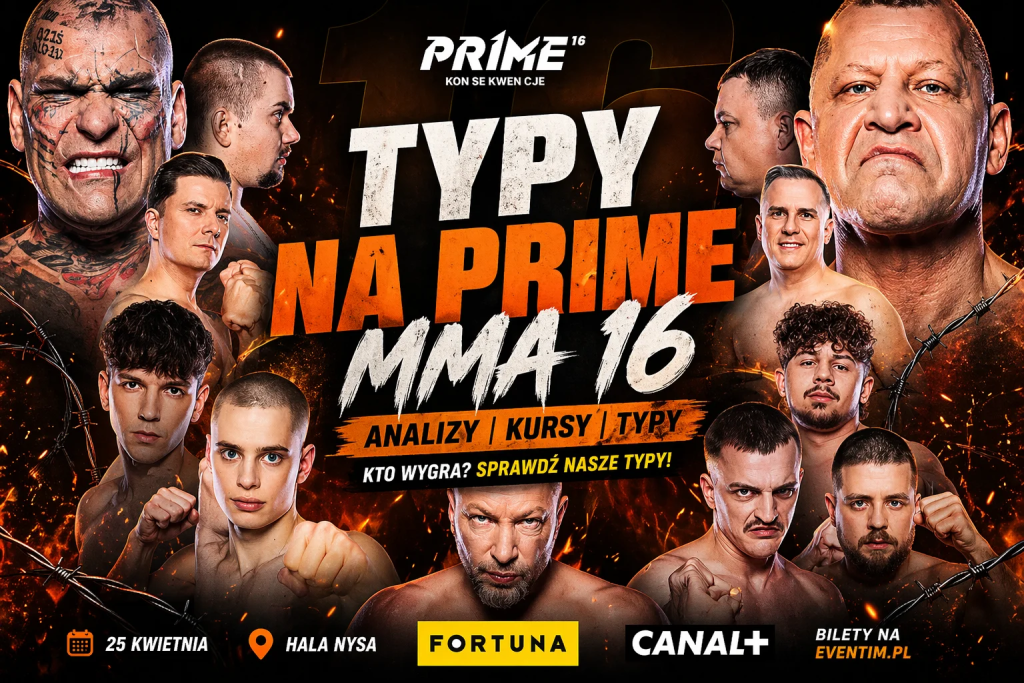 Prime MMA 16 kursy na wszystkie walki. Popek, Schreiber i Daro Lew wśród faworytów