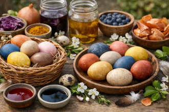 Jak farbować jajka na Wielkanoc naturalnie? Najlepsze barwniki bez chemii i sprawdzone sposoby na piękne pisanki