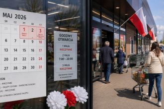Majówka 2026 i zakupy: kiedy sklepy będą otwarte, gdzie obowiązuje zakaz handlu i czy działa McDonald’s