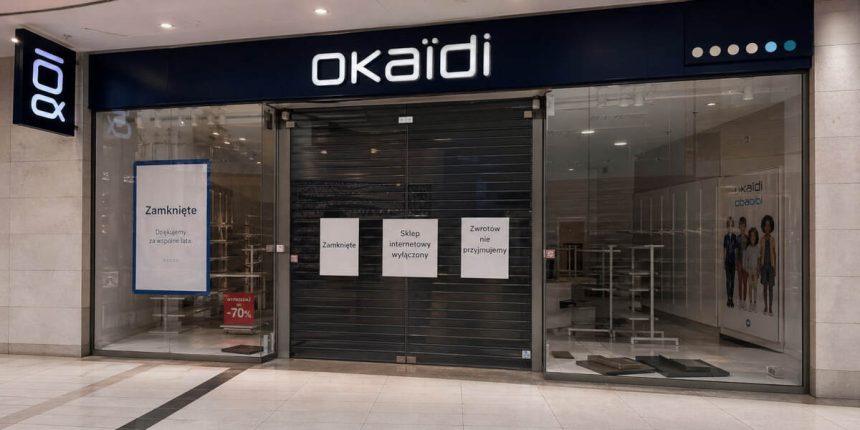 Okaïdi ogłosiło upadłość w Polsce. Co ze sklepami, zwrotami i pieniędzmi klientów?