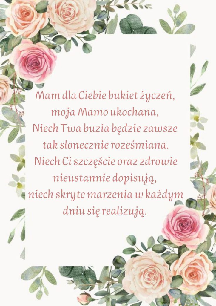 Dzień Matki 2026 w Polsce: piękne SMS-y, krótkie życzenia, kartki, obrazki i GIF-y dla mamy