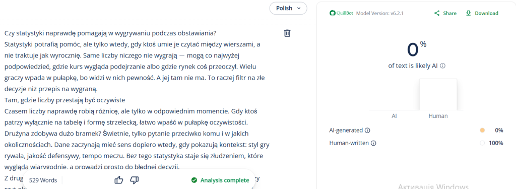 Czy statystyki naprawdę pomagają w wygrywaniu podczas obstawiania?