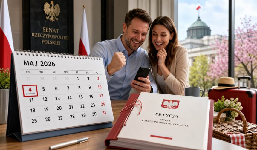 Majówka 2026 dłuższa o jeden dzień? Czy 4 maja będzie wolny od pracy za święto 3 maja