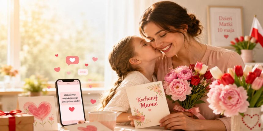Dzień Matki 2026 w Polsce: piękne SMS-y, krótkie życzenia, kartki, obrazki i GIF-y dla mamy