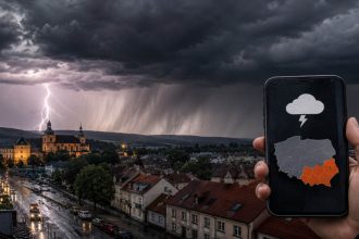 Burze w Polsce 16 maja. Gdzie obowiązują ostrzeżenia IMGW i alert RCB?