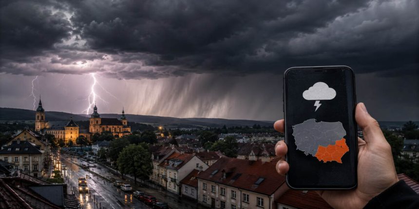 Burze w Polsce 16 maja. Gdzie obowiązują ostrzeżenia IMGW i alert RCB?