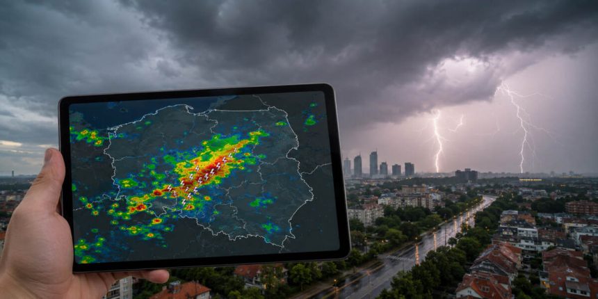 Gdzie jest burza? Radar burz pokazuje wyładowania nad Polską 24 maja
