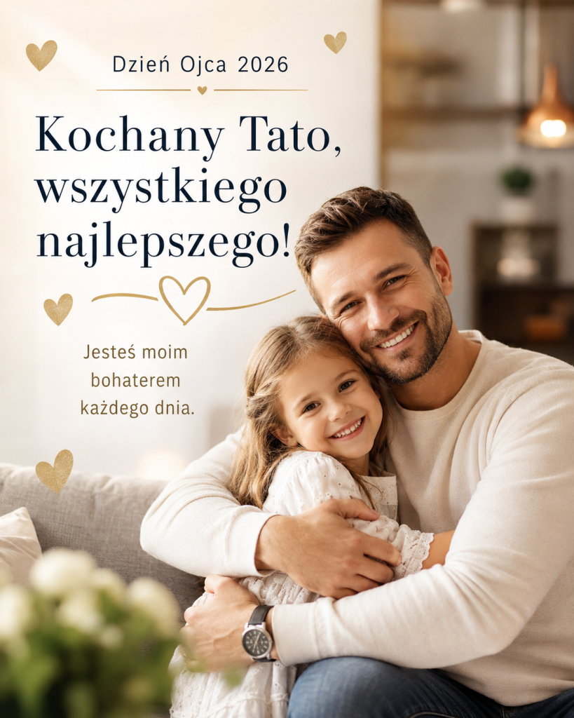 Dzień Ojca 2026: SMS-y, krótkie życzenia, kartki, obrazki i GIF-y