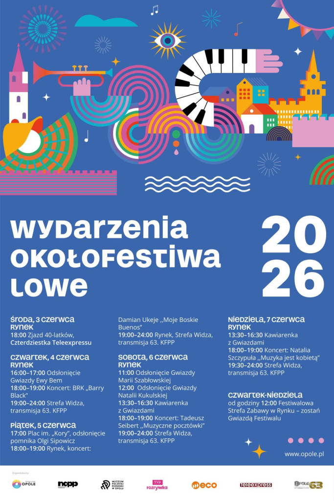 Opole 2026 w piątek: program, godziny koncertów i gdzie oglądać transmisję