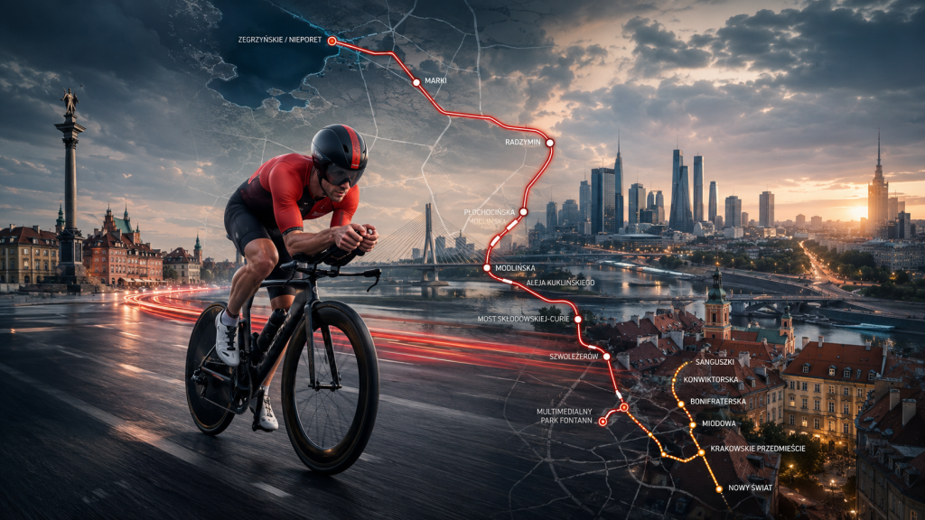 IRONMAN 70.3 Warsaw 2026: trasa, utrudnienia i zamknięte ulice 7 czerwca