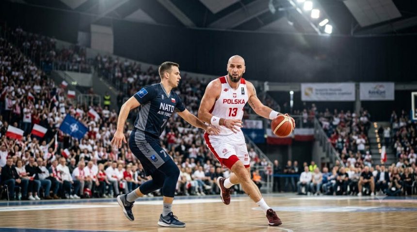 Gortat Team vs NATO Team Air Force dziś w Łodzi. Godzina meczu, skład gwiazd, bilety, transmisja i dojazd do Atlas Areny