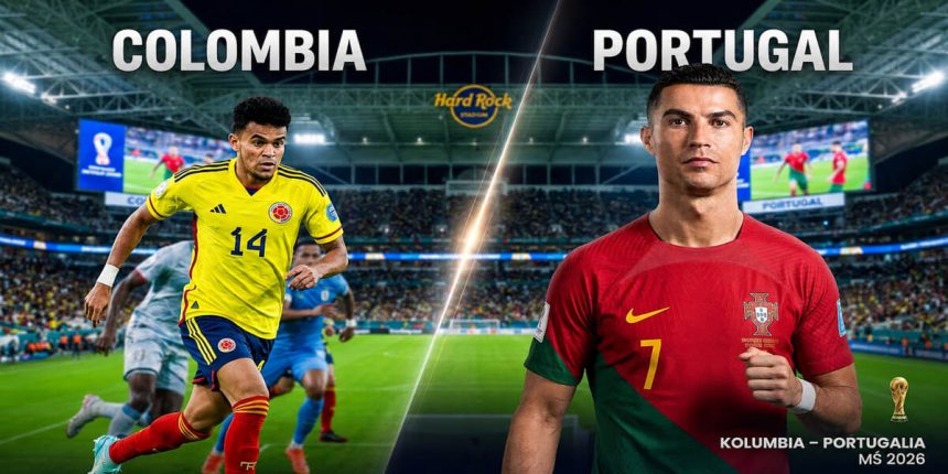 Kolumbia – Portugalia na MŚ 2026. O której mecz Ronaldo i gdzie oglądać online?