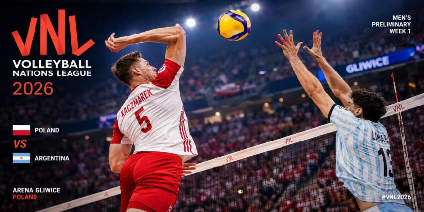Polska – Argentyna VNL 2026. O której mecz i gdzie oglądać transmisję online?