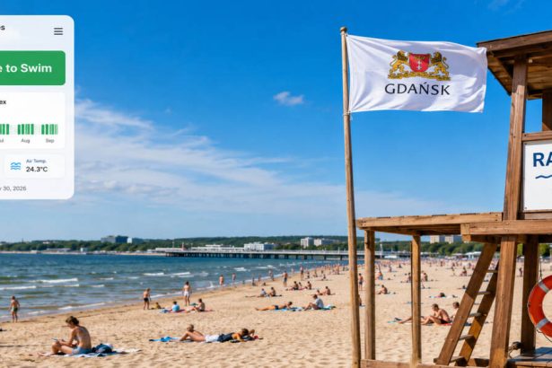 Plaże w Gdańsku 2026: gdzie dziś można się kąpać? Otwarte kąpieliska, flagi i aktualne warunki