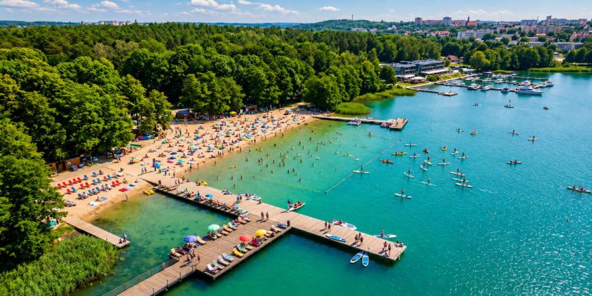 Gdzie się kąpać w Olsztynie 2026? Ukiel, Skanda i plaże miejskie