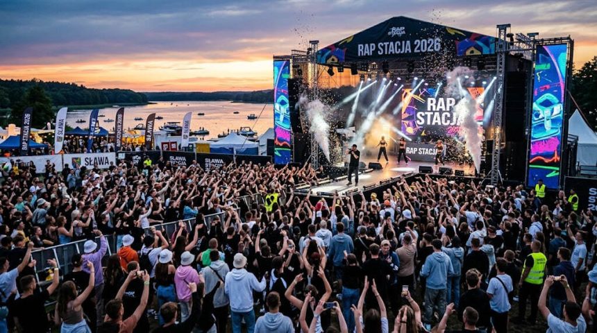 Rap Stacja 2026 startuje 8 lipca. Harmonogram, line-up, bilety i before w Sławie