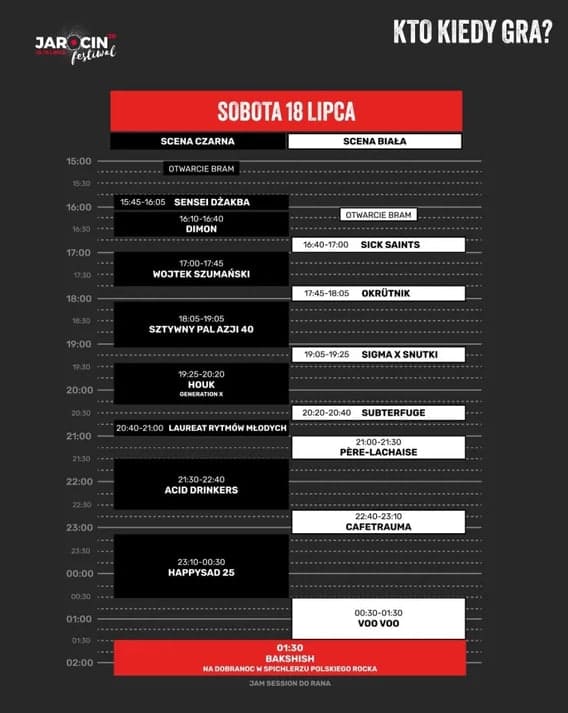 Jarocin Festiwal 2026 po ewakuacji. Co z koncertami w sobotę 18 lipca?