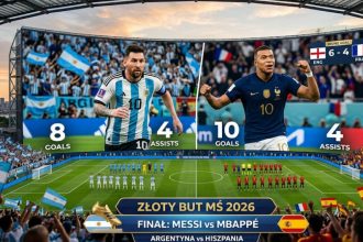 Klasyfikacja strzelców MŚ 2026 przed finałem. Mbappé ma 10 goli — co musi zrobić Messi?