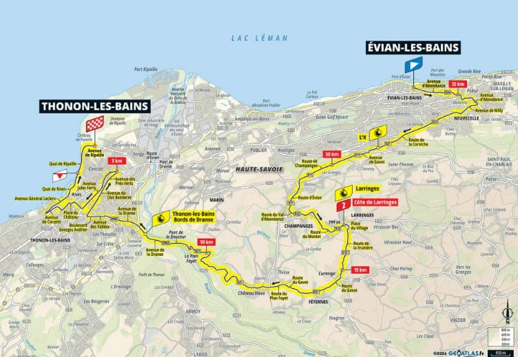Tour de France 2026, etap 16. Trasa czasówki, godziny startów i transmisja