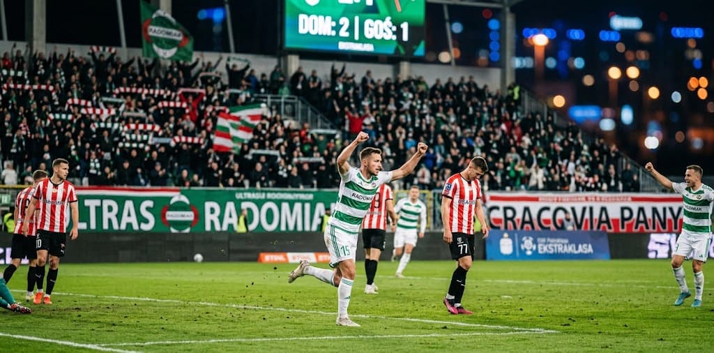 Radomiak – Cracovia 2:1. Co zdecydowało o wyniku meczu? Wolski odwrócił wszystko po przerwie